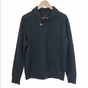 INC men’s gray shirt  pullover quarter sweater